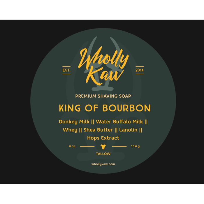 Wholly Kaw King of Bourbon Shaving Collection