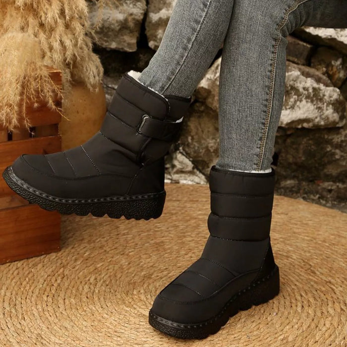 Warm Padded Waterproof Snow Boots