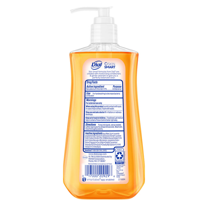 (3 pack) Dial Antibacterial Liquid Hand Soap, Gold, 11 fl oz