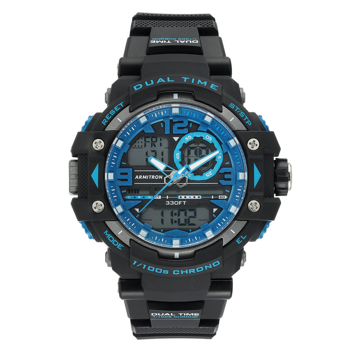 Armitron Men's Casual Blue Analog-Digital Sport Watch