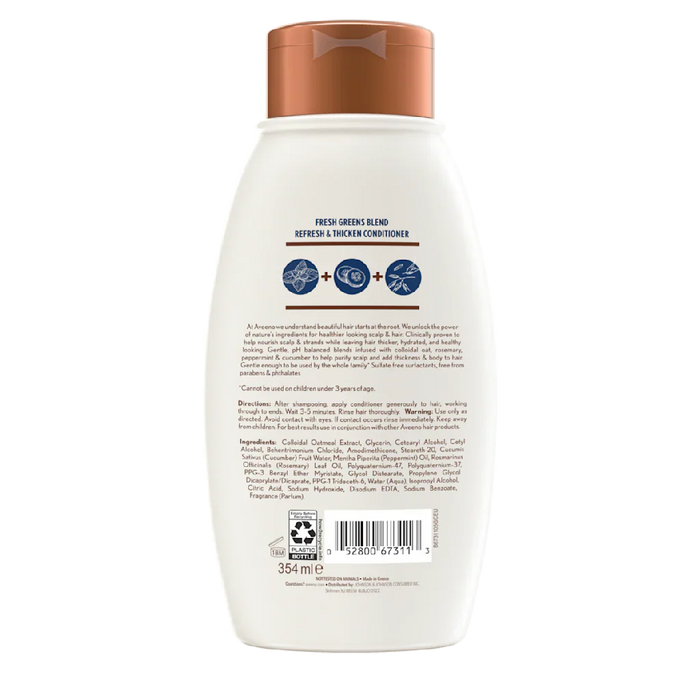 Aveeno Scalp Soothing Fresh Greens Blend Conditioner 12 fl. Oz