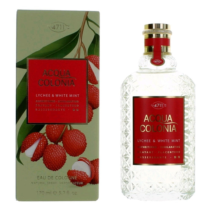 4711 Acqua Colonia Lychee & White Mint Eau de Cologne Spray 5.7 oz for Unisex