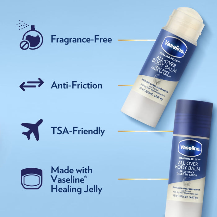 Vaseline Body Balm Stick Unscented 1.4 oz