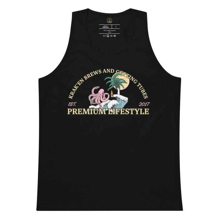 Men’s Premium Krak'en Brews and Getting Tubes Tank Top