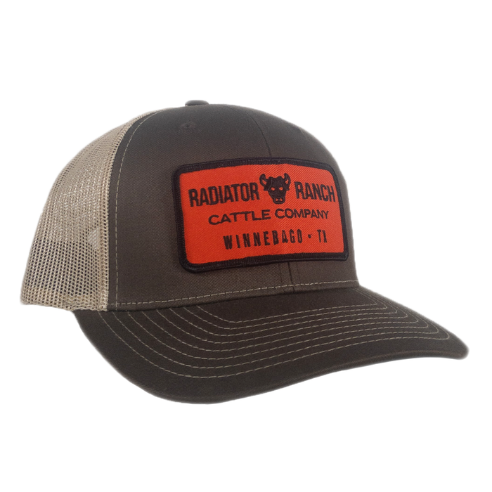 Cattle Company Cap Brown & Tan Precurved