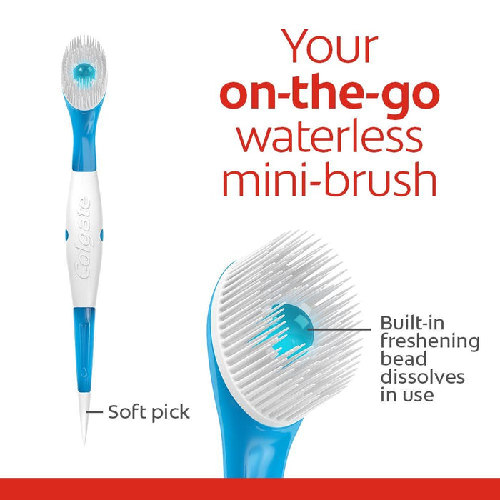 Colgate Max Fresh Wisp Disposable Mini Toothbrush; Peppermint; 24 Count