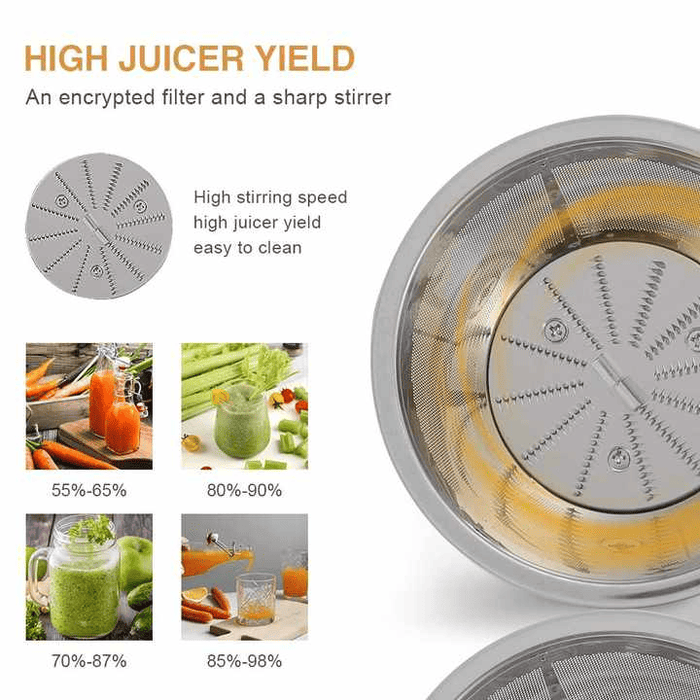 28199470 900W Multi-function electric juicer juice 0.8L, 1.5L slag cup without BPA fruit and vegetable juice, modern vertical mixing kitchen juicer, secondary mechanical