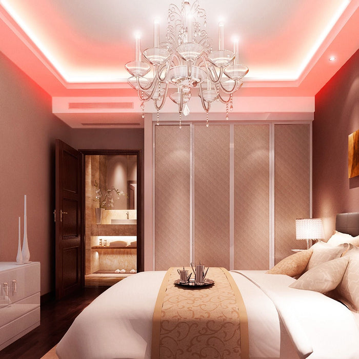 300 LEDs Strip Lights 5M/16.5ft 20 Colors RGB LED Strip IP65 Waterproof w/ Remote