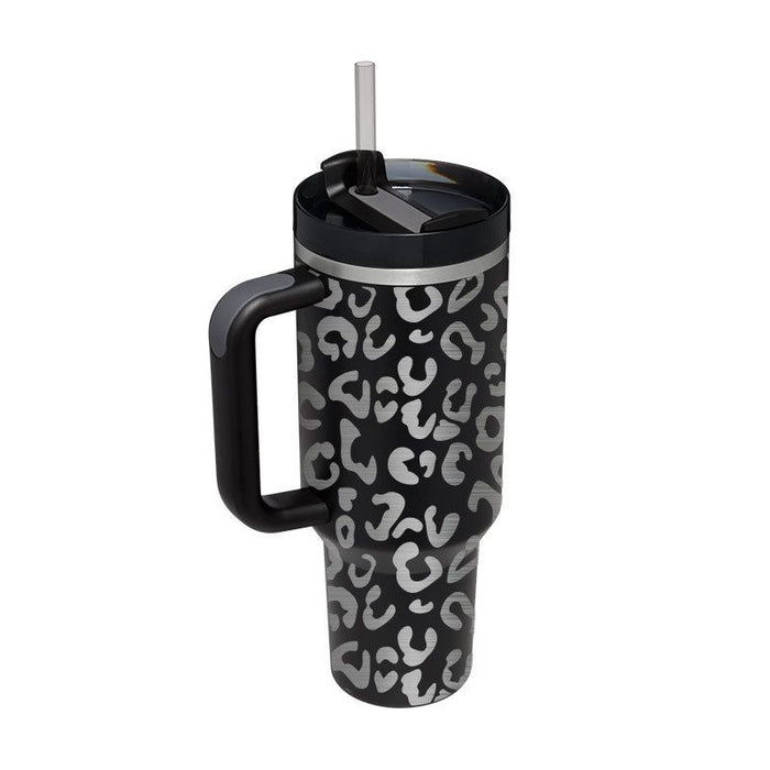 40oz Adventure Quencher Tumbler T hermos Vacuum Cups With Handle Stainless Steel Travel Water Cup Stay Ice Cold Car Coffee Mug