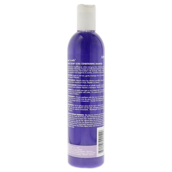 Shiny Silver Ultra Conditioning Shampoo by One n Only for Unisex - 12 oz Shampoo