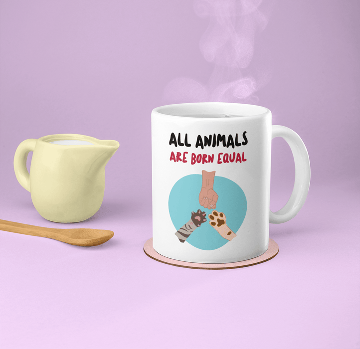 All Animals Are Born Equal Mug