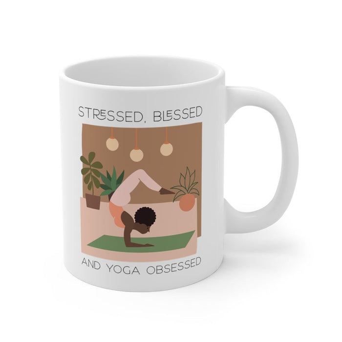 Stressed, B lessed and Yoga Obsessed Mug