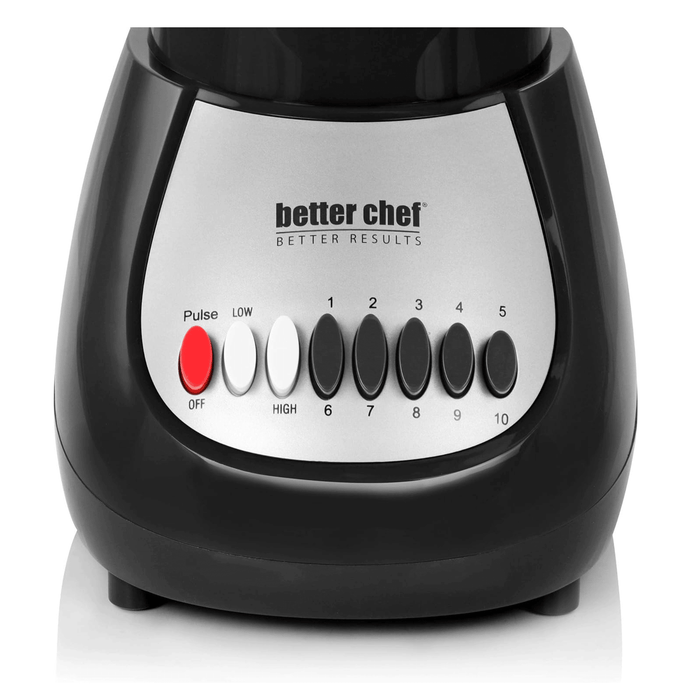 Better Chef Classic 10-Speed 6-Cup Plastic Jar Blender