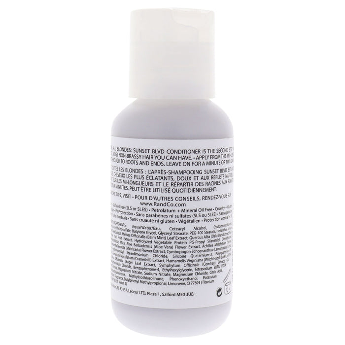 Sunset Blvd Blonde Conditioner by R+Co for Unisex - 1.7 oz Conditioner