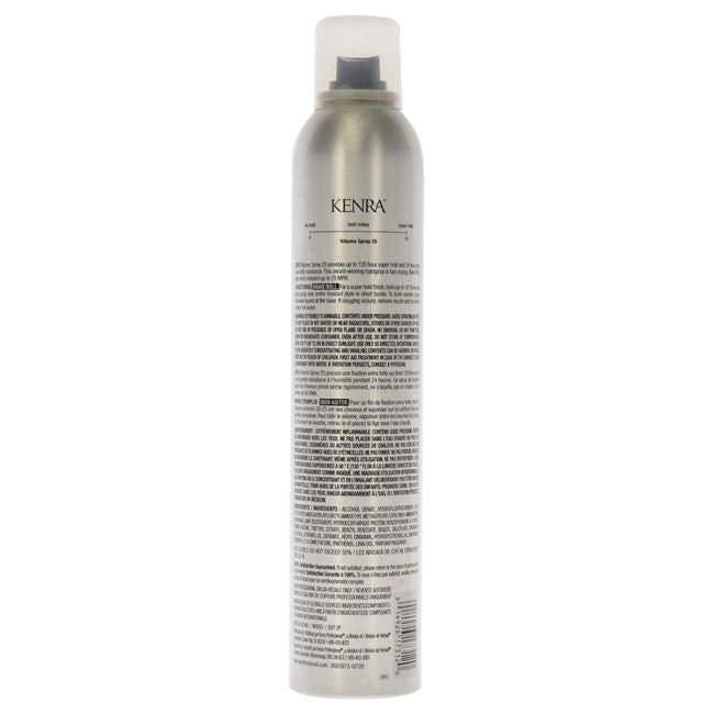 Volume Spray - 25 Super Hold Finishing Spray by Kenra for Unisex - 10 oz Hair Spray