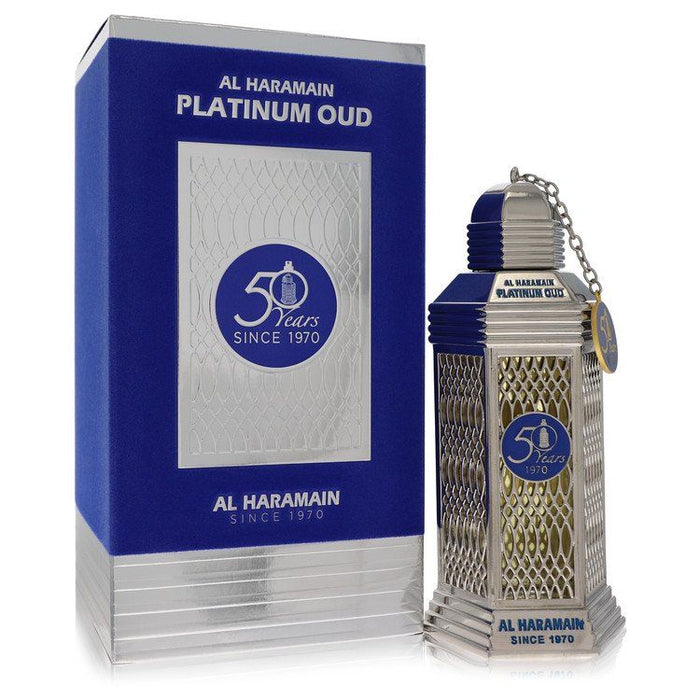 Al Haramain 50 Years Platinum Oud by Al Haramain Eau De Parfum Spray (Unisex)