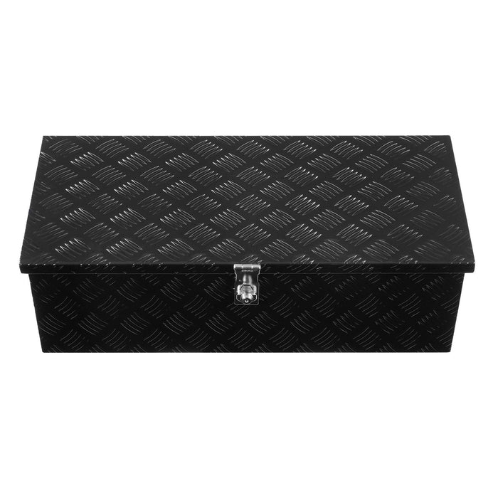 30"x13"x9.6" Heavy Duty Aluminum Truck Bed Tool Box for Pickup RV Black