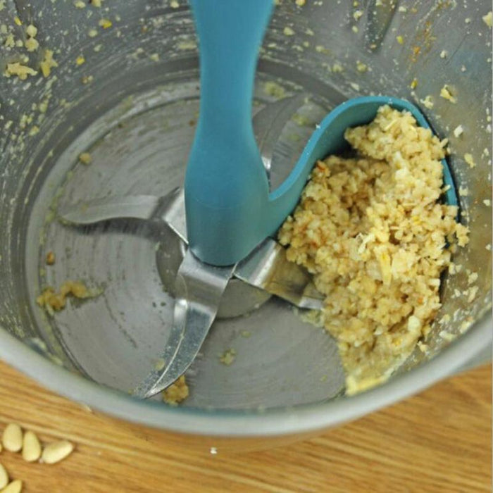 Food Processor Spatula for Thermomix Rotating Scraper for Pots Wall Food Removal Collection and Processing Tools Kitchen Utensil