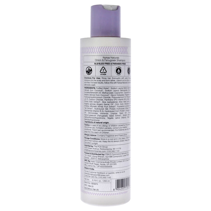 Shampoo - Onion and Fenugreek