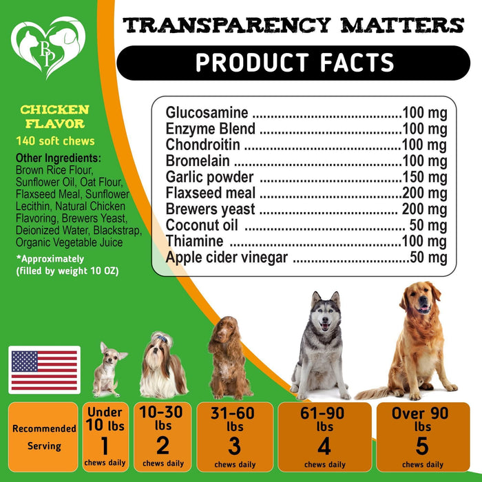 Flea and Tick Prevention Chewable Pills for Dogs Revolution Oral Flea Treatment for Pets & Complex Multivitamin Natural Pest Control Defense Chews Small Tablets 10 Oz