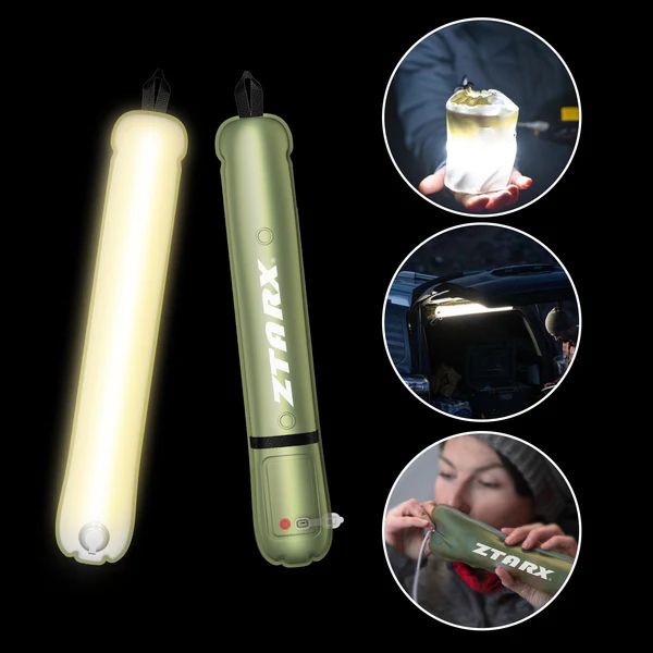 PuffyGlo USB Charging Inflatable LED Camping Light