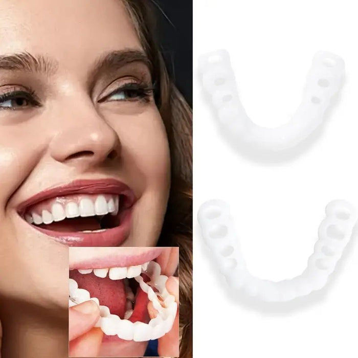 "Invisible Teeth Aligners - Soft Silicone Orthodontic Mouthguards with Storage Case"