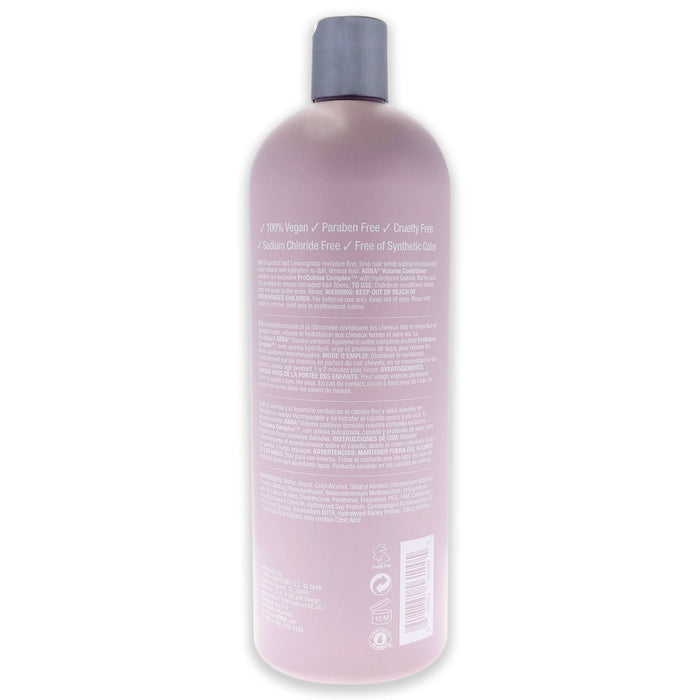 Volume Conditioner by ABBA for Unisex - 32 oz Conditioner