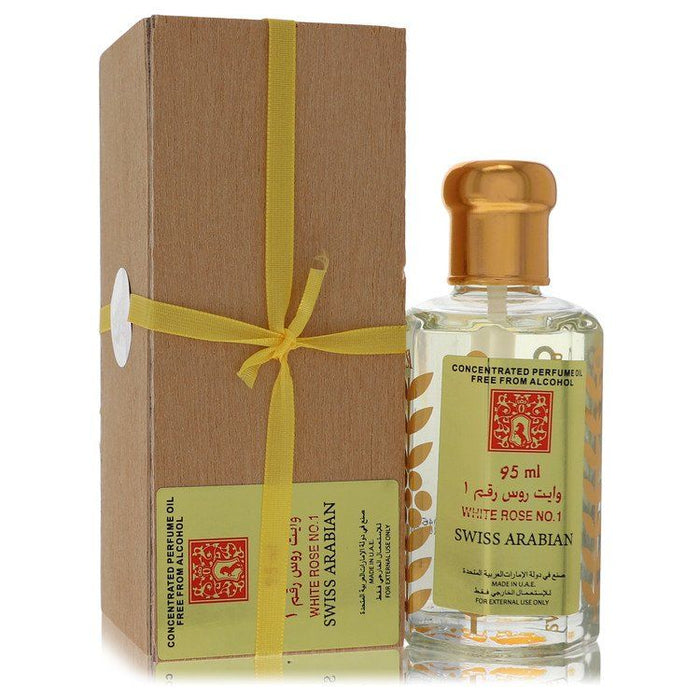 White Rose No 1 by Swiss Arabian Concentrated Perfume Oil Free From Alcohol (Unisex)