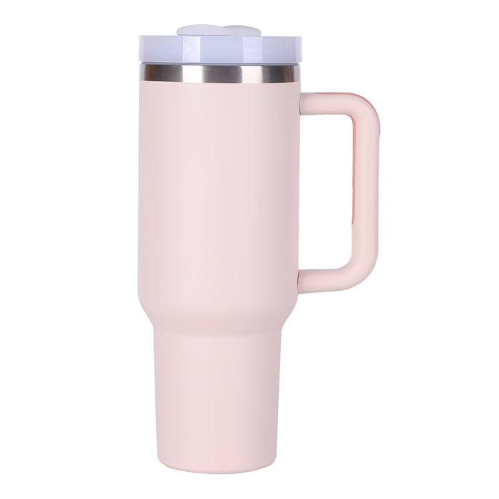 40oz V2 large capacity tumbler,  With Handle And Straw Lid, Insulated Reusable Stainless Steel Water Bottles Travel Mug Coffee Cup car cup water cup For Men Women Outdoor Camping Driving, gift