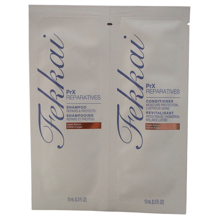 PRX Reparatives Shampoo & Conditioner Duo by Frederic Fekkai for Unisex - 2 x 0.3 oz Shampoo & Conditioner