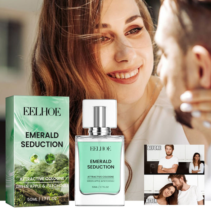 EELHO Men's Perfume (Emerald) Long-lasting Fragrance for Couples Dating Fragrance Natural and fresh to take with you - Christmas gift