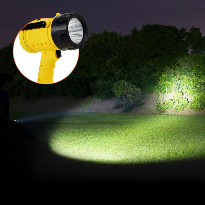 USB Super Bright Rechargeable Spotlight Flashlight 1000, 000LM Searchlight