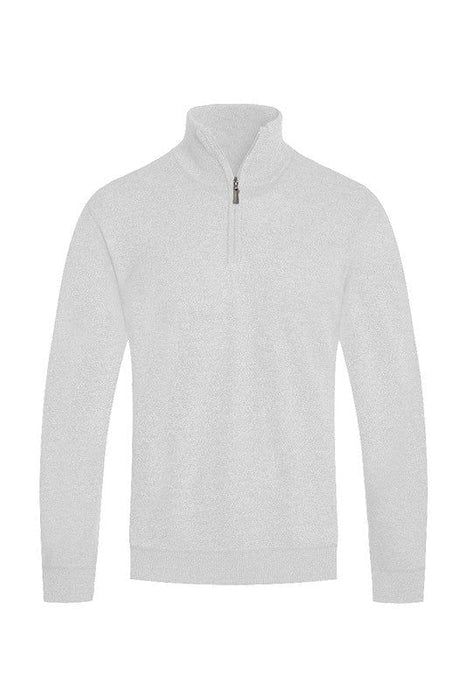 Weiv Mens Knit Quarter Zip Sweater