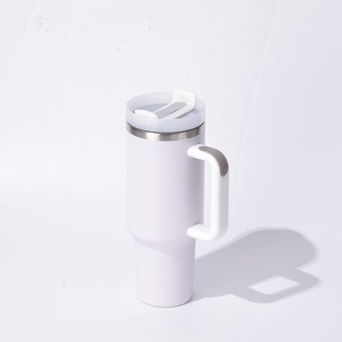 40oz V2 large capacity tumbler,  With Handle And Straw Lid, Insulated Reusable Stainless Steel Water Bottles Travel Mug Coffee Cup car cup water cup For Men Women Outdoor Camping Driving, gift