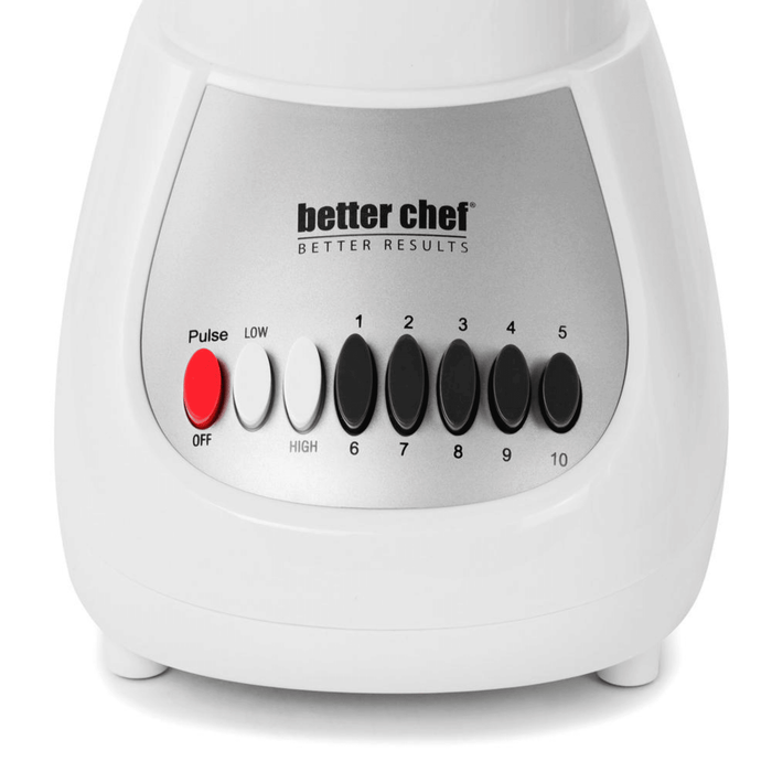 Better Chef Classic 10-Speed 6-Cup Plastic Jar Blender