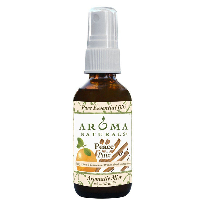 PEACE AROMATHERAPY by Peace Aromatherapy AROMATIC MIST SPRAY 2 OZ - COMBINES THE ESSENTIAL OILS OF ORANGE; CLOVE & CINNAMON TO CREATE A WARM AND COMFORTABLE ATMOSPHERE