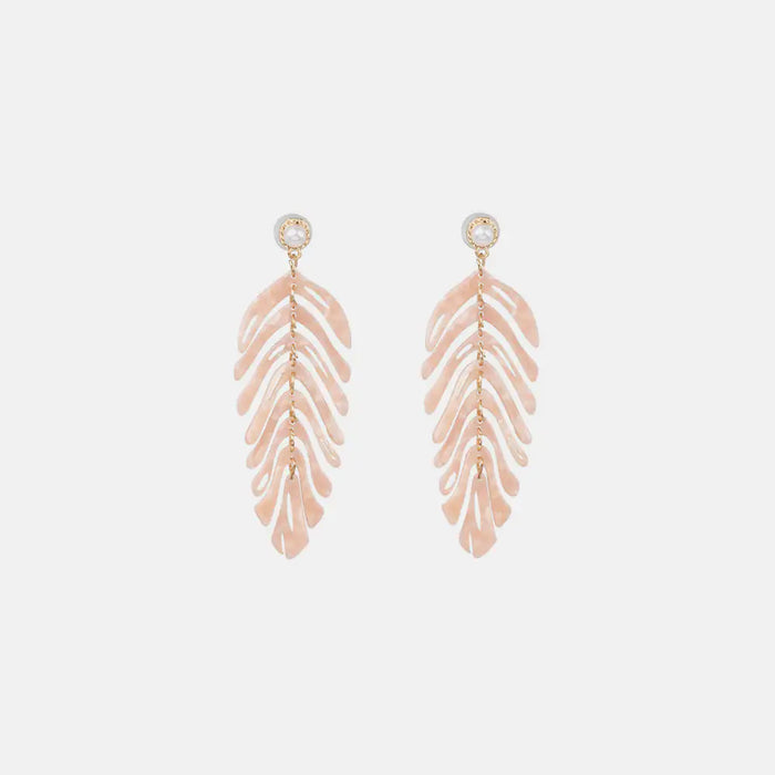 Leaf Shape Dangle Earrings