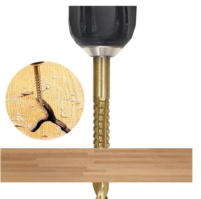 Step Drill Groove Saw Set (6 Pieces)