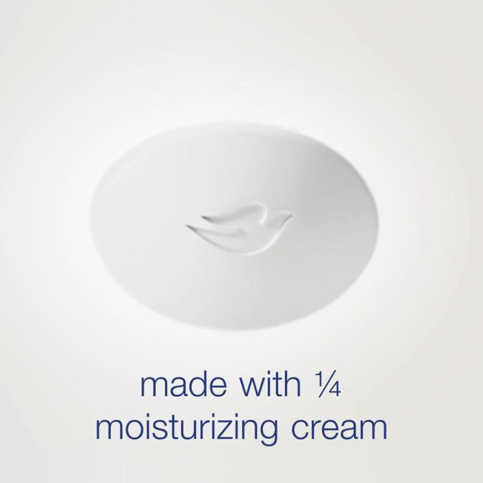 Dove Anti Stress Gentle Beauty Bar Soap Dry Skin Blue Chamomile & Oat Milk, 3.75 oz 4 Bars